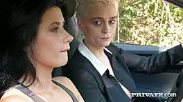 Hot Brunette Rides Cock Hard!