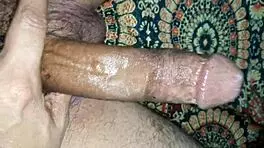Indian Girlfriend Gives Intense Handjob
