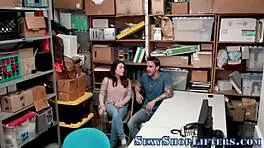 did you catch the teen thief getting cum covered?