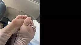 Hood White Chick Feet Worship
