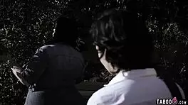 I watch the babysitter handle that huge cock with care