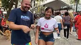 Walking With Collared Girls In Sao Paulo Exhibitionism