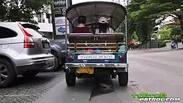 Fresh teen takes big cock on TukTuk Patrol!