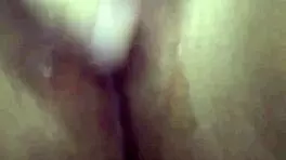 This teen exposes her shaved pussy