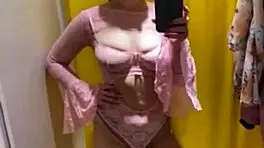 public masturbate in the locker room with wet pussy and bbw tits orgasm