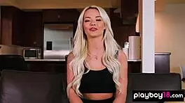 i thought elsa jean was just cooking, but then i fed her hungry pussy with my toy