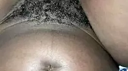 Teasing Wet Hairy Pussy Of Sexy Petite Ebony Chick With Massive Cock