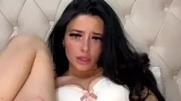 Horny British exchange student uses toys to fuck herself to orgasm in POV