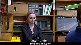 stealing teen complies with officer for freedom - myshopsex