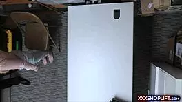 skinny blonde shoplifter gets punished fucked by officer