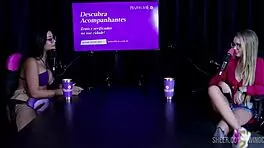 Intense Domination of Tattooed Latina Virgin in Public Swing with Toys