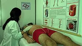 Nurse Gets Excited by Patient's Erection!
