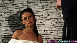 Cfnm Domina Humiliates Loser in Public