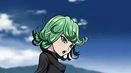 Tatsumaki enjoys assfucking with small tits 😍