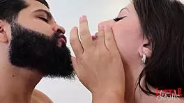 Curvy woman sharing her curves