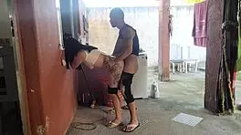 Wife Leaves, Maid Can't Resist Erect Cock Temptation