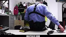 Naughty Nun Caught Stealing Fucked Hard By Security Guard For Freedom