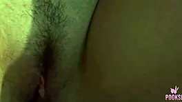 Blonde undresses intriguingly while sunbathing with big tits and legs