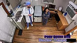 dr tampa's bratty orphan mya in suggestive cheerleading physical.