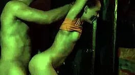 Rim4k: Lustful delivery babe performs amazing rimming on bent over teen ass?