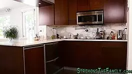 Blonde Teen Sucks in Taboo Mother-In-Law Scenario