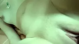 Indian stepbrother quickie blowjob in lingerie.