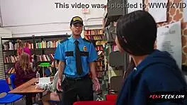 Sneaky blowjob under the table in class - pervteen 18+