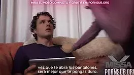 Viendo porno con lana sub