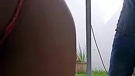Karol Smith Squeezes New Tits While Husband Records!