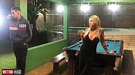 Blonde Gives Her Ass To Tattooed Friend