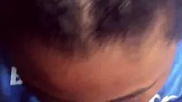 Teen Ebony Sucks Cock In The Rain