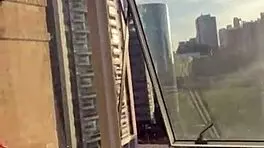 Passionate Couple Fucks in Window for Neighbors