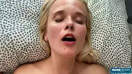 Hung Dude Eats Her Wife's Wet Pussy Before Pumping It Hard