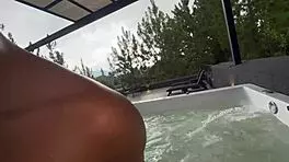 pov, sharing cabin with hot babe for big cum 😏