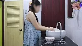 Teen babysitter gets anal fucked in hospital shower