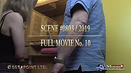 The young thief Nina gets punished with intense fucking in a European hardcore scene.