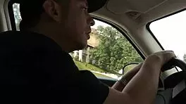 A horny slut faces off against a big fat cock in a quick, rough session.