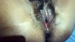 Indian young girl tries glory hole experience