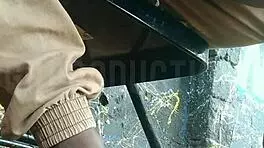 up skirt playing with african teen slut in park public