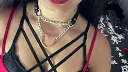 i love my submissive brunette stroking my big cock before sucking.