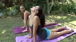 Dani daniels seduces lily carter after a yoga class