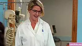 Milf Doctor's Suggestive Scissoring Encounter