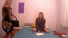 enteada safada deceives pai and madastra with kaya nymphet and barbara alves