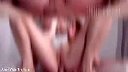 foxy lee 2on1 with dp balls deep action gapes rough sex cum in mouth gl061