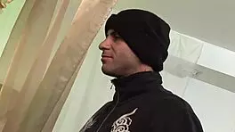 Does this lingerie brunette fuck passionately while her husband watches?