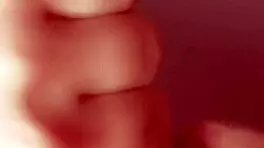 Young woman blowjob close-up