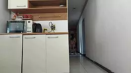 Risky Sex While Husband Bathes, Fucked His Friend Almost Caught