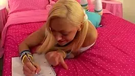 Lil lexy feels pleasure fingering solo