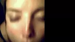 Submissive Amateur Slut Sucking Fat Cock Pov