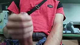 This time I masturbated at my desk